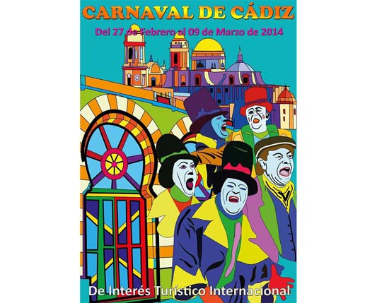 Cartel oficial Carnaval Cádiz 2014
