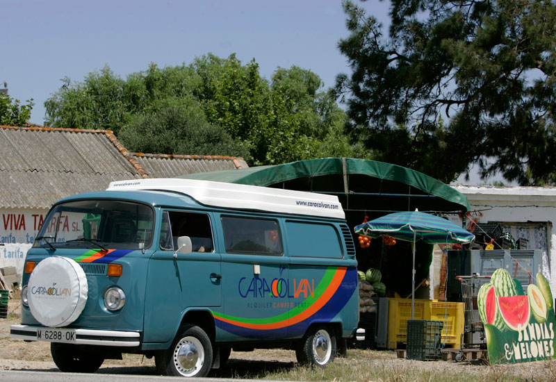 camper-car vintage location fourgonnettes